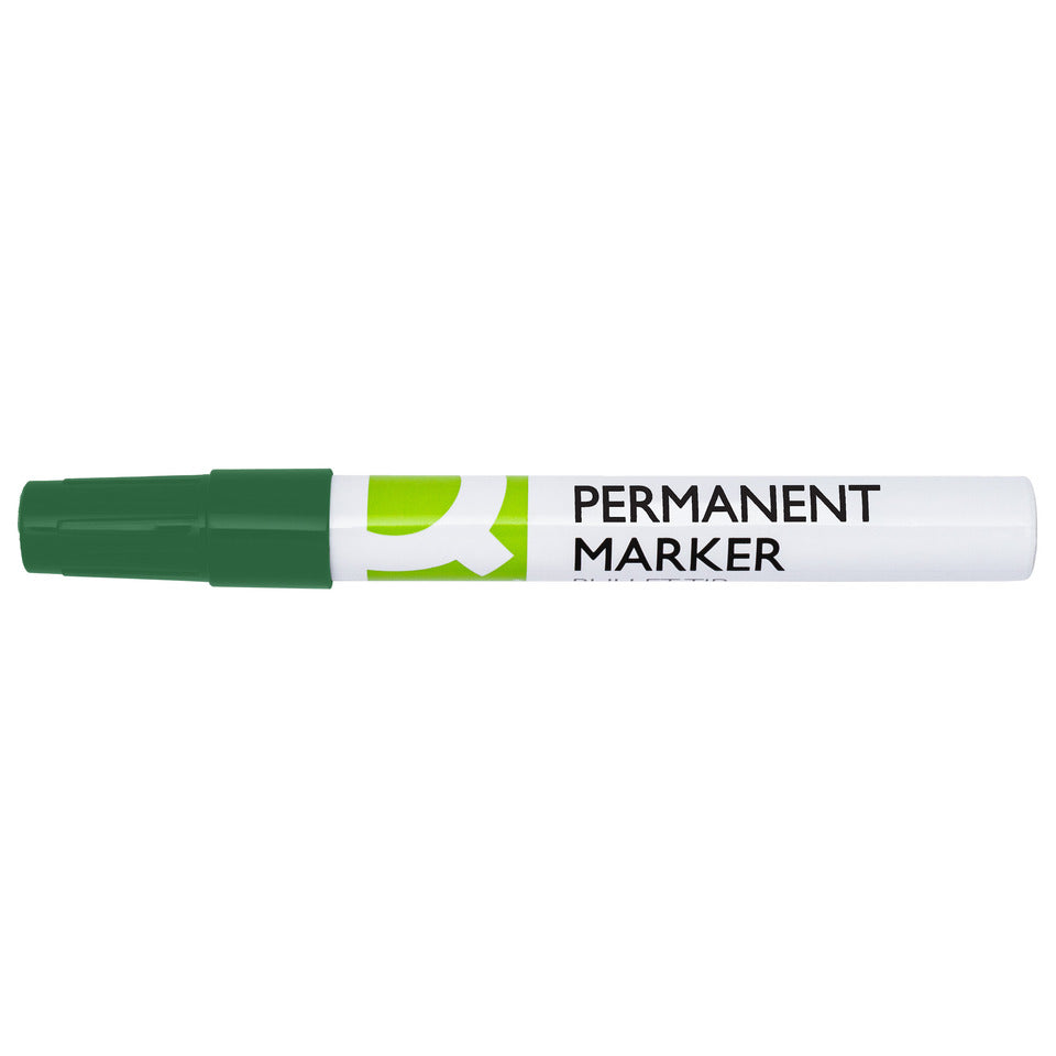 Permanentmarker 2 bis 3mm grün   Rundspitze Q-CONNECT KF11711 Q-CONNECT KF11711 Rundspitze 2-3mm