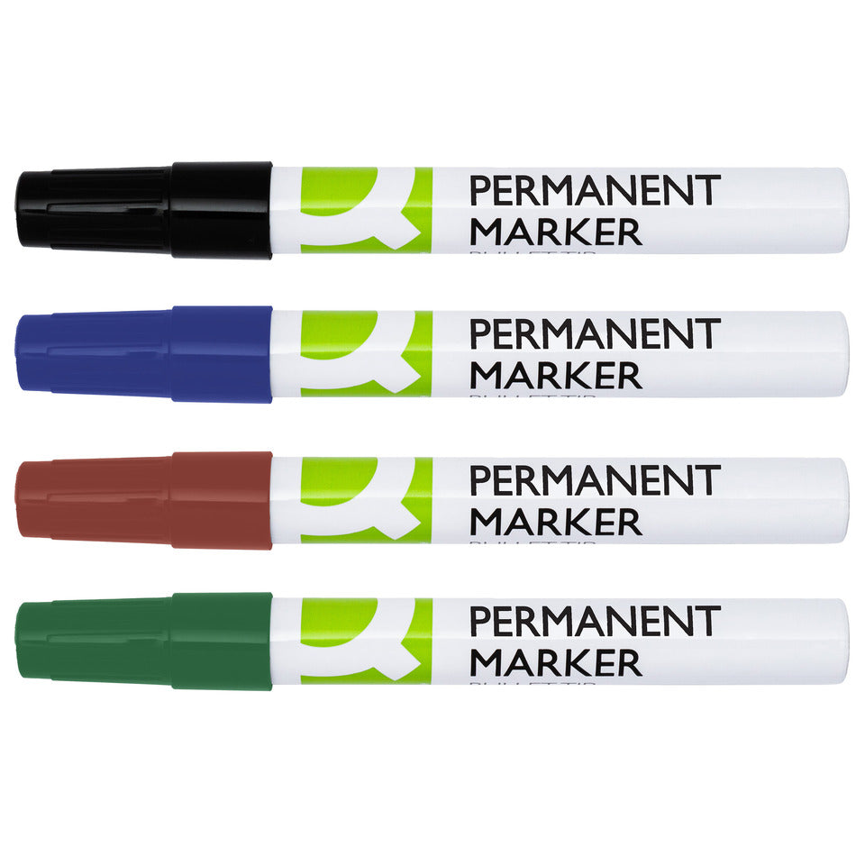 Permanentmarker 2 bis 3mm grün   Rundspitze Q-CONNECT KF11711 Q-CONNECT KF11711 Rundspitze 2-3mm