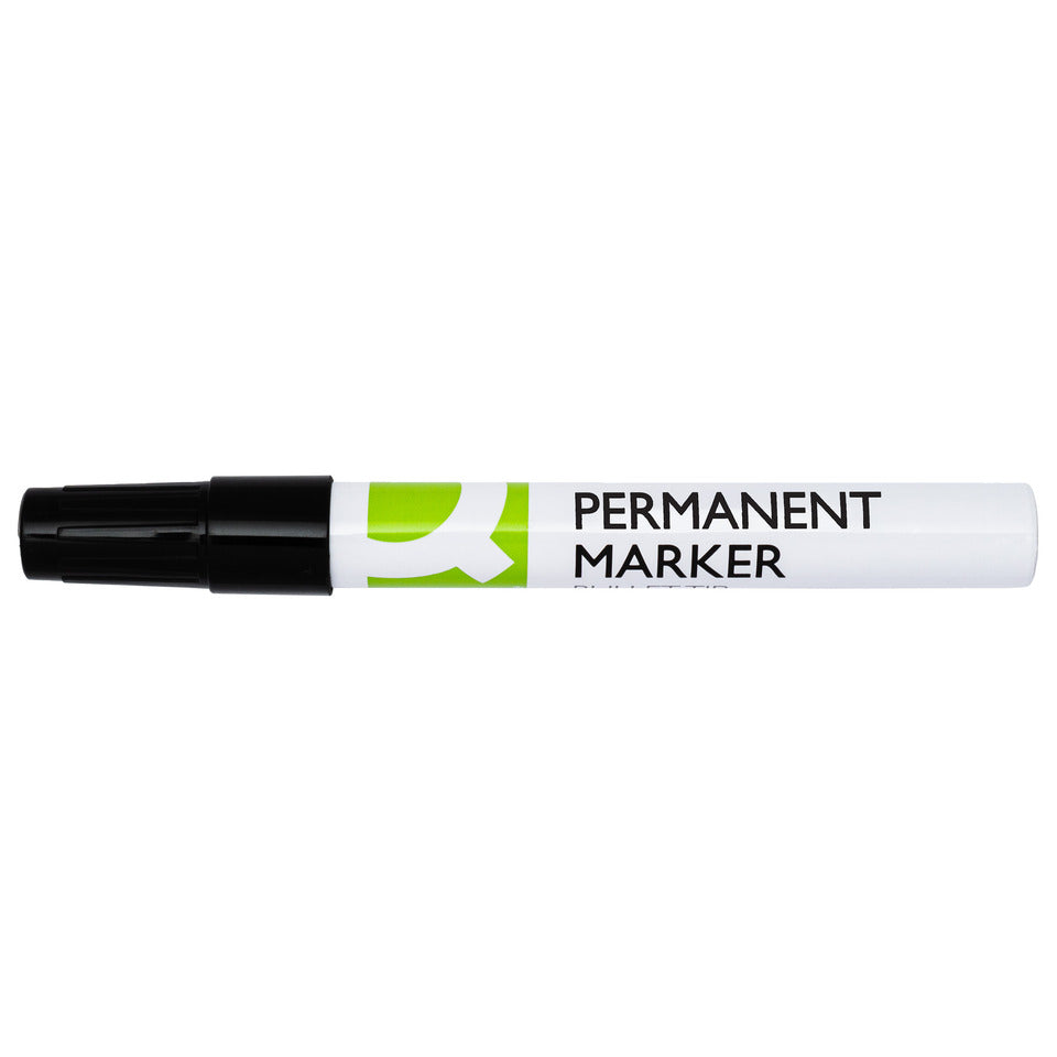 Permanentmarker 2 bis 3mm schwarz   Rundspitze Q-CONNECT KF11708 Q-CONNECT KF11708 Rundspitze 2-3mm