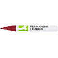 Permanentmarker 2 bis 3mm rot   Rundspitze Q-CONNECT KF11710 Q-CONNECT KF11710 Rundspitze 2-3mm