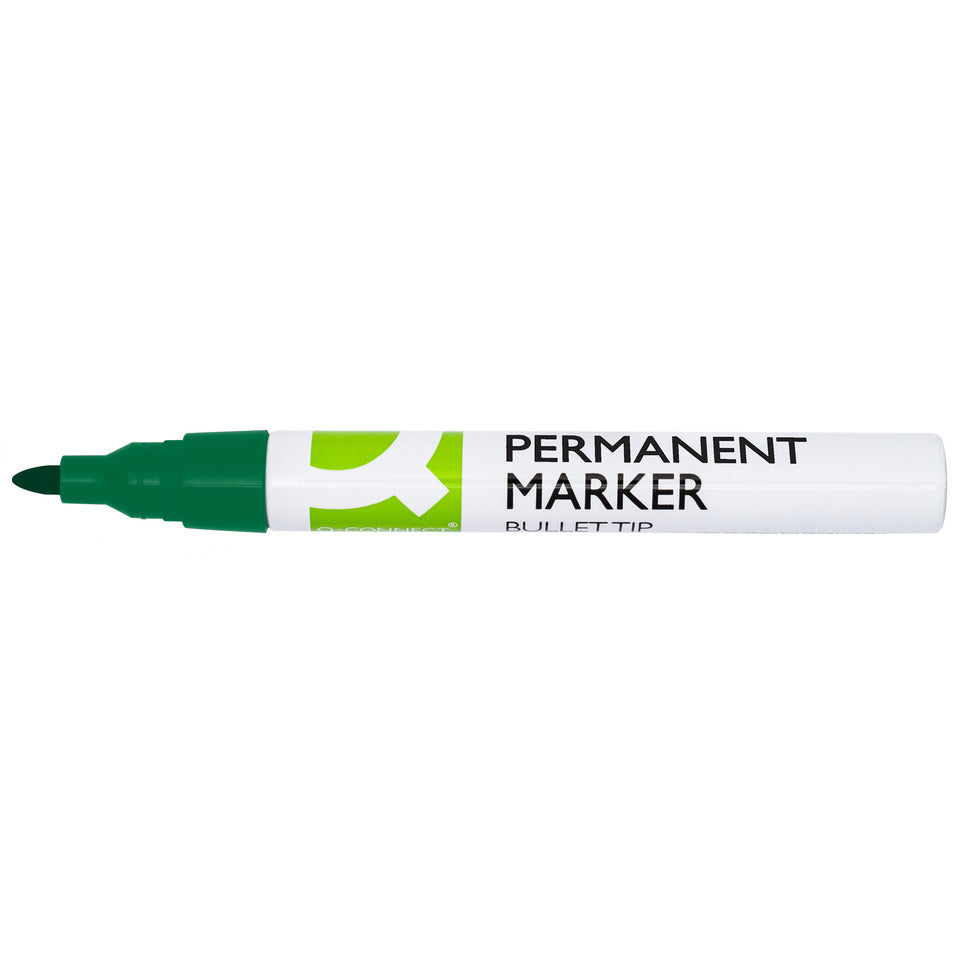 Permanentmarker 2 bis 3mm grün   Rundspitze Q-CONNECT KF11711 Q-CONNECT KF11711 Rundspitze 2-3mm