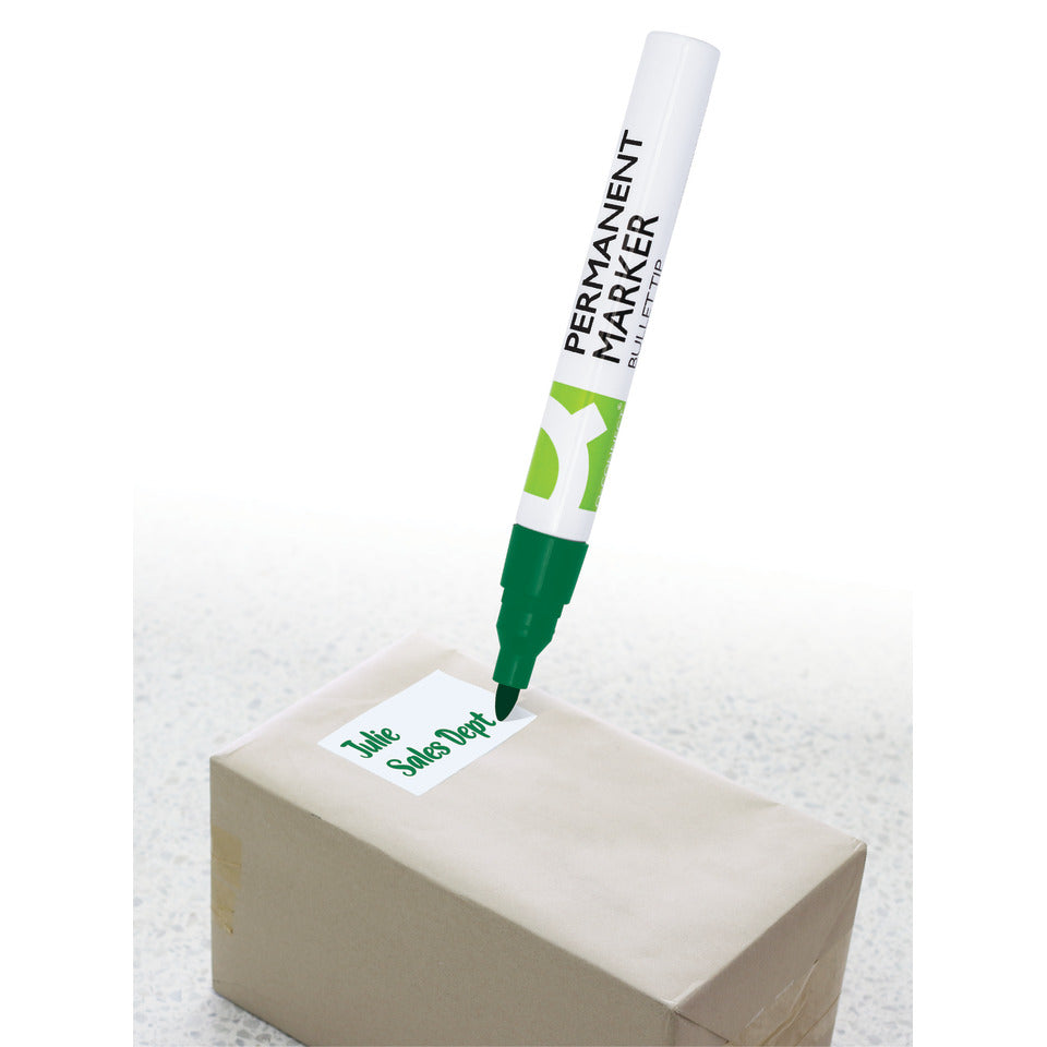Permanentmarker 2 bis 3mm grün   Rundspitze Q-CONNECT KF11711 Q-CONNECT KF11711 Rundspitze 2-3mm