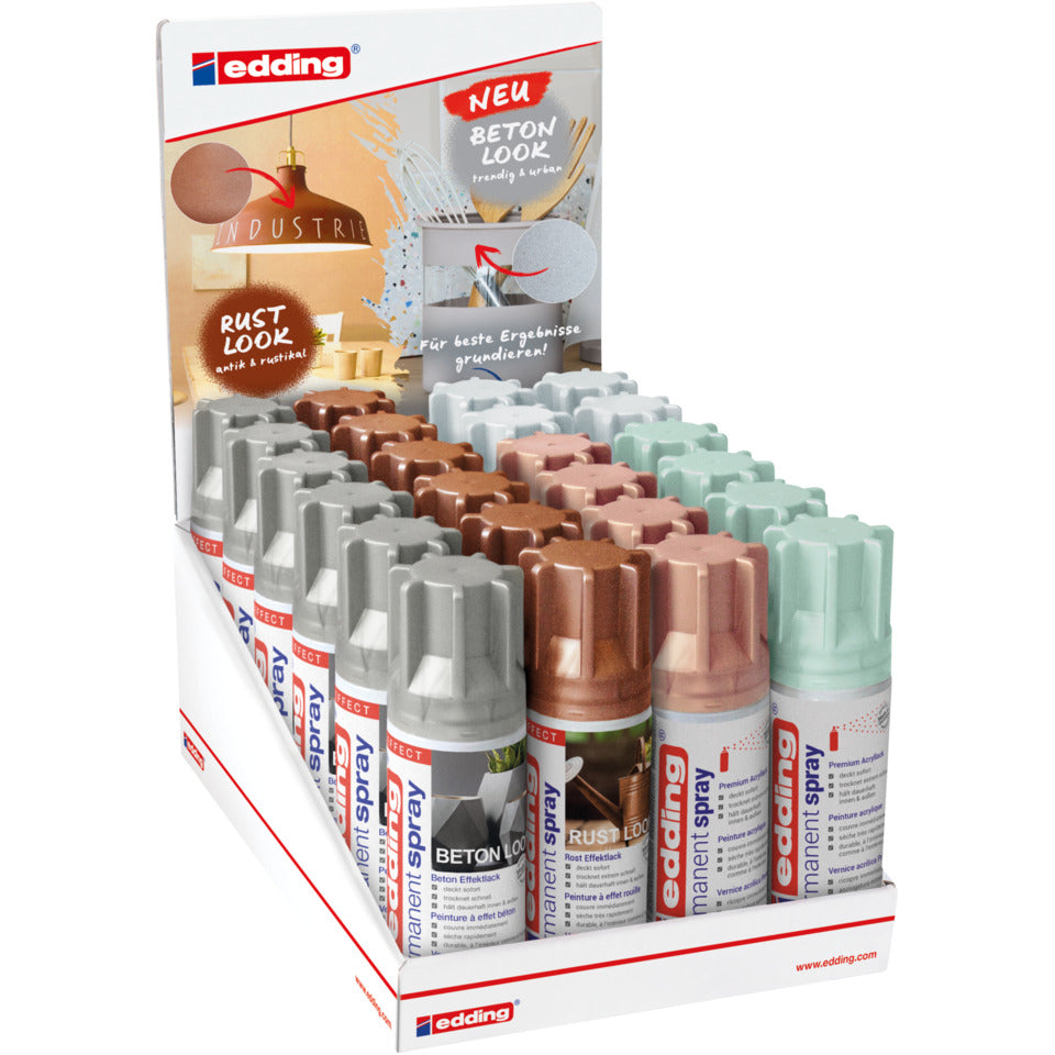 Permanentspray 5200 Trend, 24 Stück, sortiert EDDING 52290 EDDING 52290 im Display