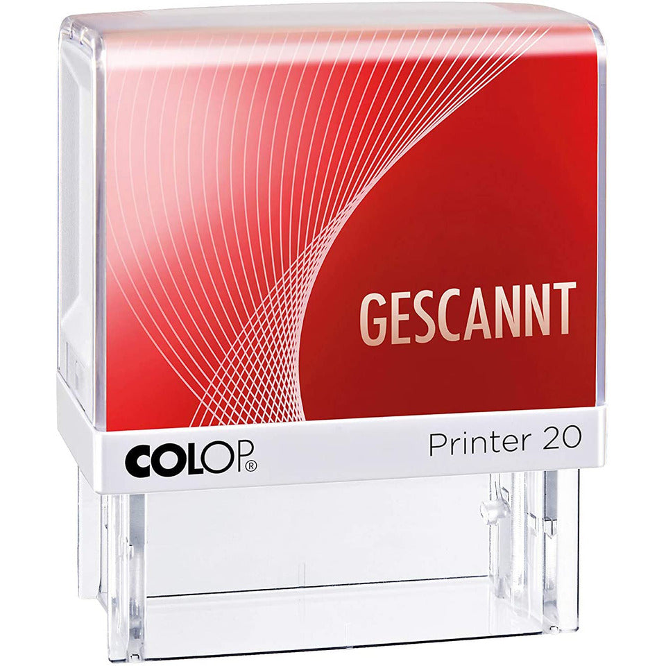 Stempel 20 "GESCANNT", rot COLOP 151610 COLOP 151610 20N/LGT Printer 20 Ki. rot