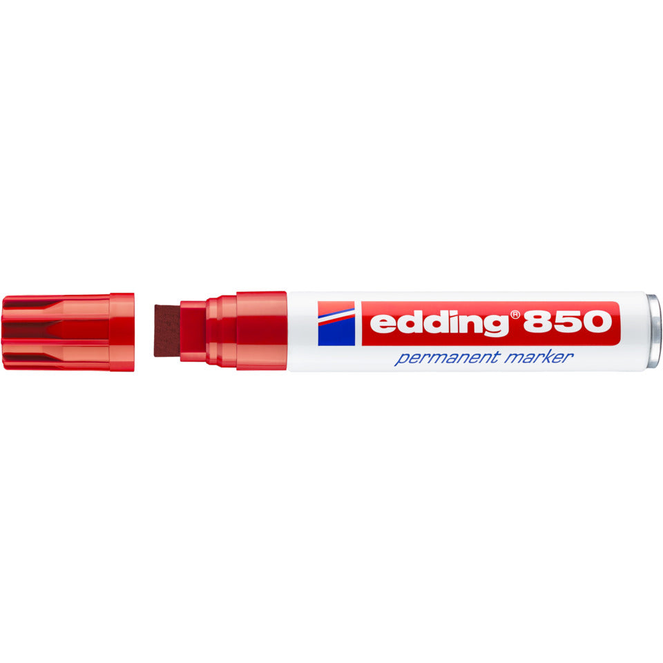 Permanentmarker 850, Keilspitze, nachfüllbar, 5-15mm, rot EDDING 4-850002 EDDING 850-002  Keilspitze nachfüllbar