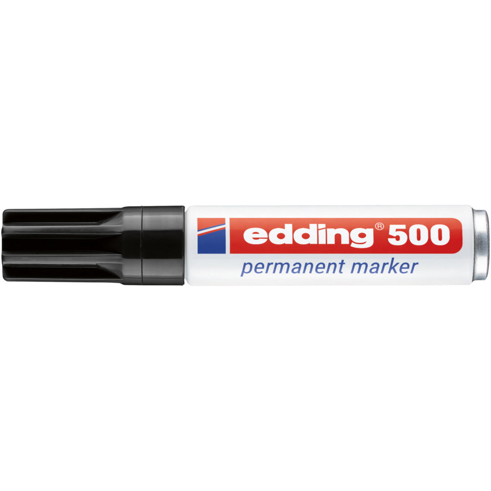 Permanentmarker 500, Keilspitze, nachfüllbar, 2-7mm, schwarz EDDING 4-500001 EDDING 500-001 nachfüllbar