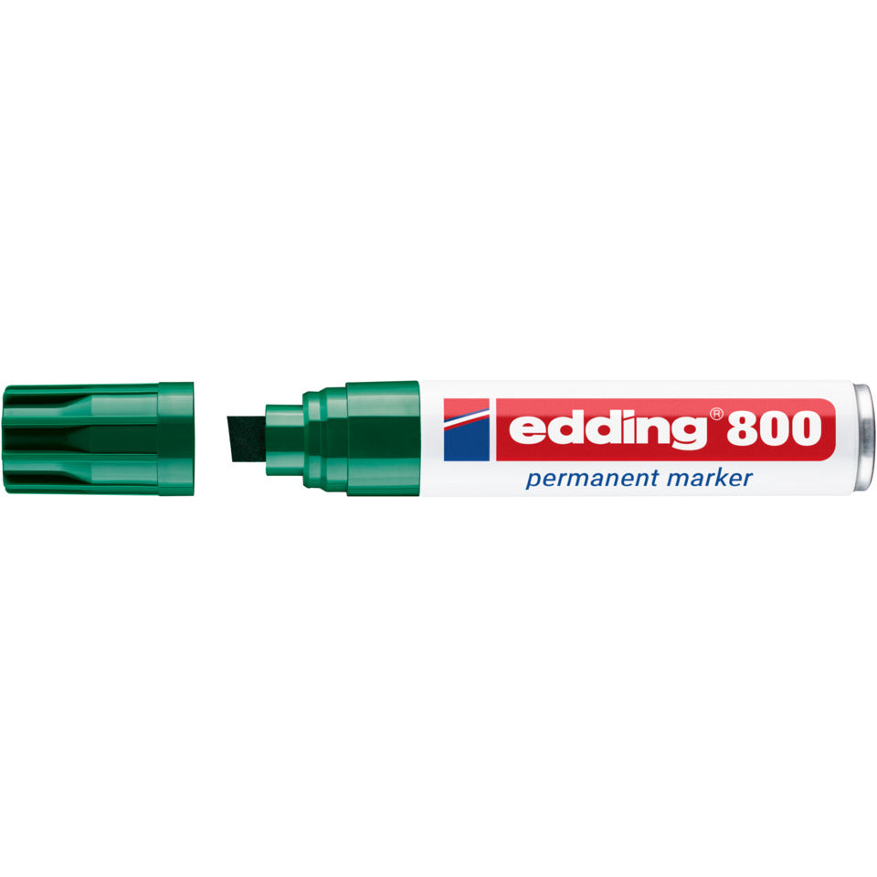 Permanentmarker 800, Keilspitze, nachfüllbar, 4-12mm, grün EDDING 4-800004 EDDING 800-004 Keilspitze nachfüllbar