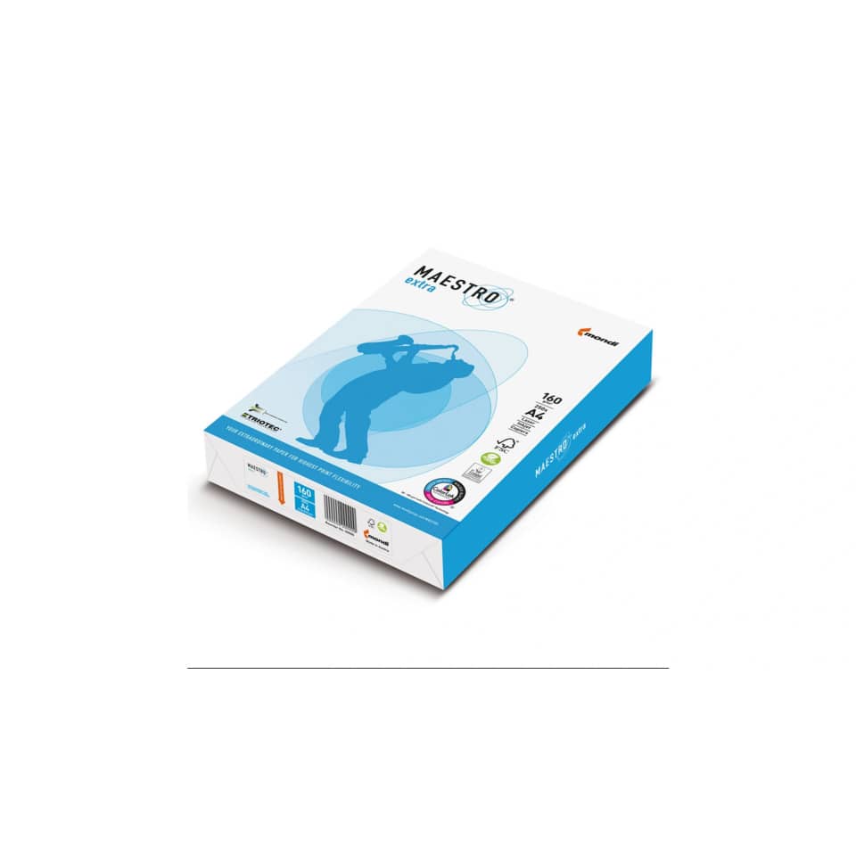 Kopierpapier extra, A4, 160g/m², 250 Blatt, weiß MAESTRO COLOR 9457A16S MAESTRO 9457A16S