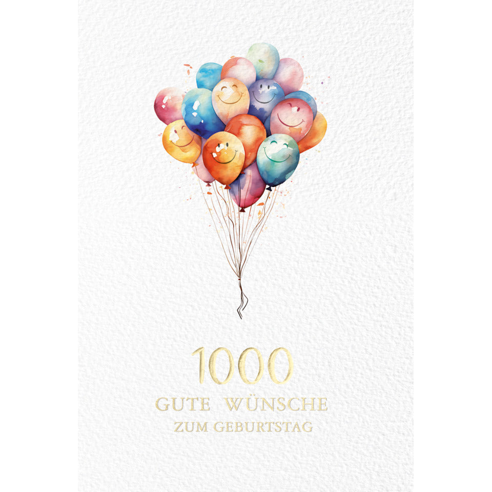 Geburtstagskarte, 11,5 x 17 cm EULZER 51-0168 EULZER 51-0168 unverpackt Bild