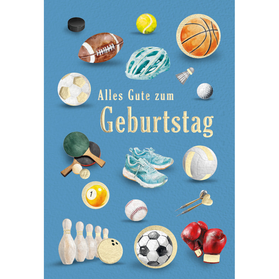 Geburtstagskarte, 11,5 x 17 cm EULZER 51-0139 EULZER 51-0139 unverpackt Bild