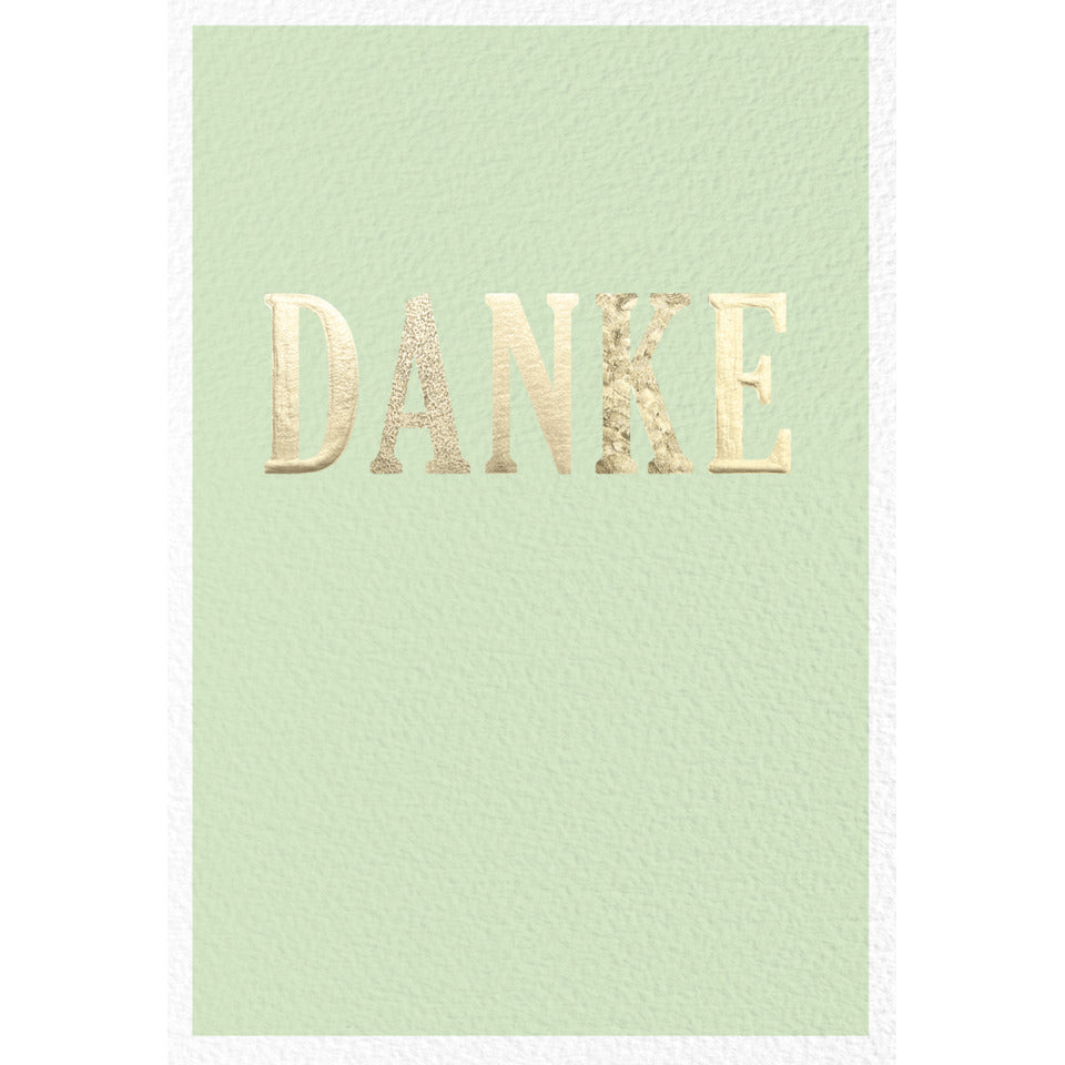 Dankeskarte, 11,5 x 17 cm EULZER 41-1188 EULZER 41-1188 unverpackt  Schrift