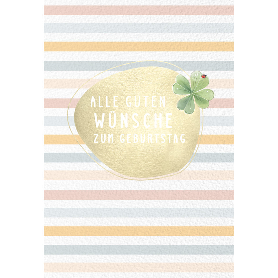 Geburtstagskarte, 11,5 x 17 cm EULZER 51-0111 EULZER 51-0111 unverpackt Bild