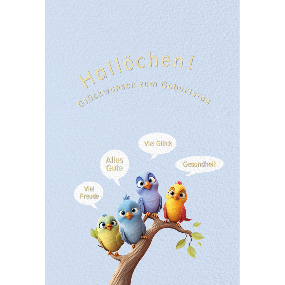 Geburtstagskarte, 11,5 x 17 cm EULZER 51-1036 EULZER 51-1036 unverpackt Bild