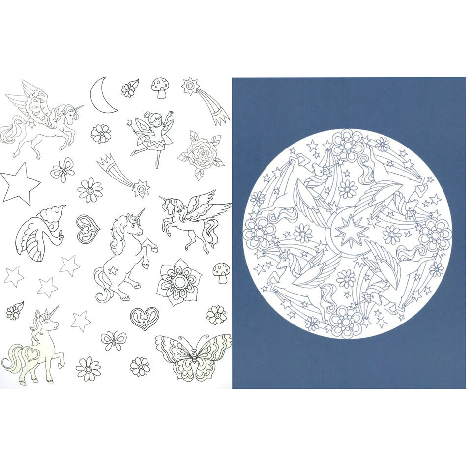 Malbuch Mandala-Lichterzauber, 3 Titel, 28 Exemplare, sortiert LOEWE 9523-7 LOEWE 9523-7 28Ex.  3Titel