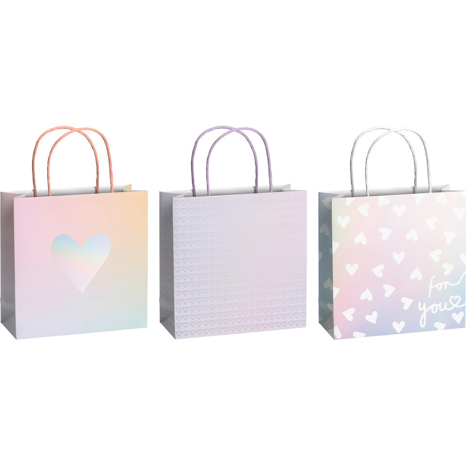 Geschenktragetasche Liebe Kayla, 20 x 20 x 8 cm, 3 Stück, sortiert STEWO 2543520899 STEWO 2543 5208 99 20x20x8cm sort.