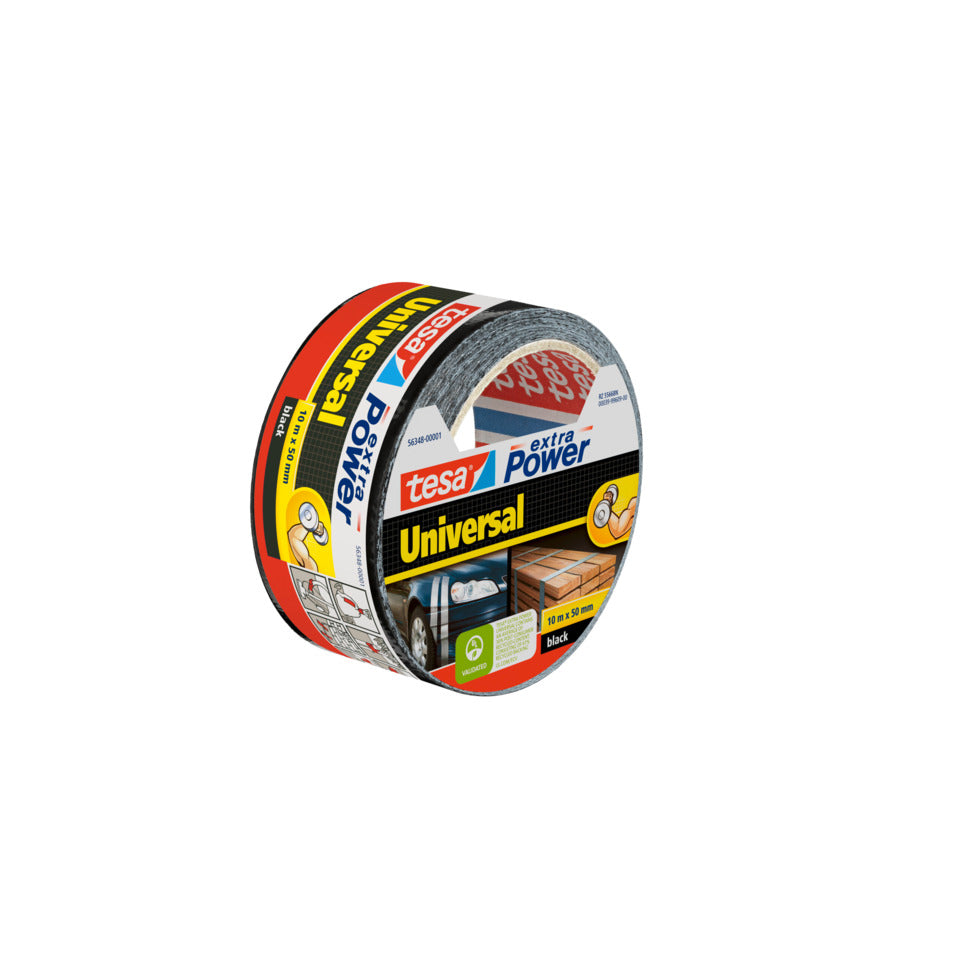 Gewebeklebeband tesa® extra Power Universal, 50mmx10m, schwarz TESA 56348-00001-15 TESA 56348-00001-15 o. A.