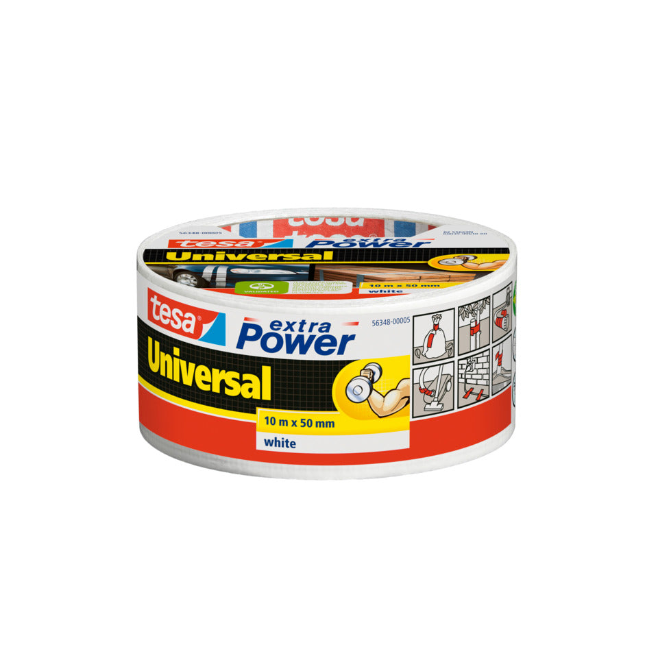 Gewebeklebeband tesa® extra Power Universal, 50mmx10m, weiß TESA 56348-00005-15 TESA 56348-00005-15 o. A.