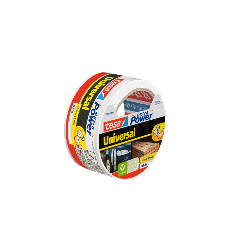 Gewebeklebeband tesa® extra Power Universal, 50mmx10m, weiß TESA 56348-00005-15 TESA 56348-00005-15 o. A.