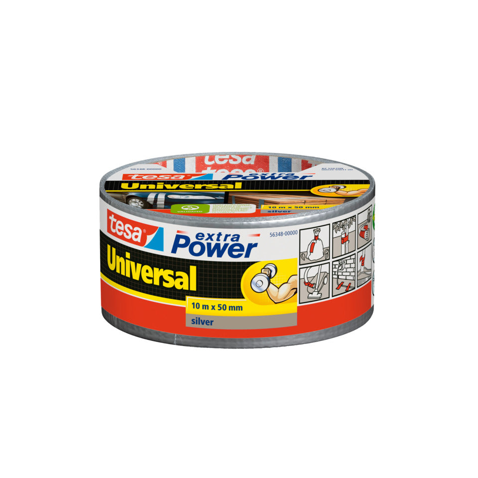Gewebeklebeband tesa® extra Power Universal, 50mmx10m, silber TESA 56348-00000-15