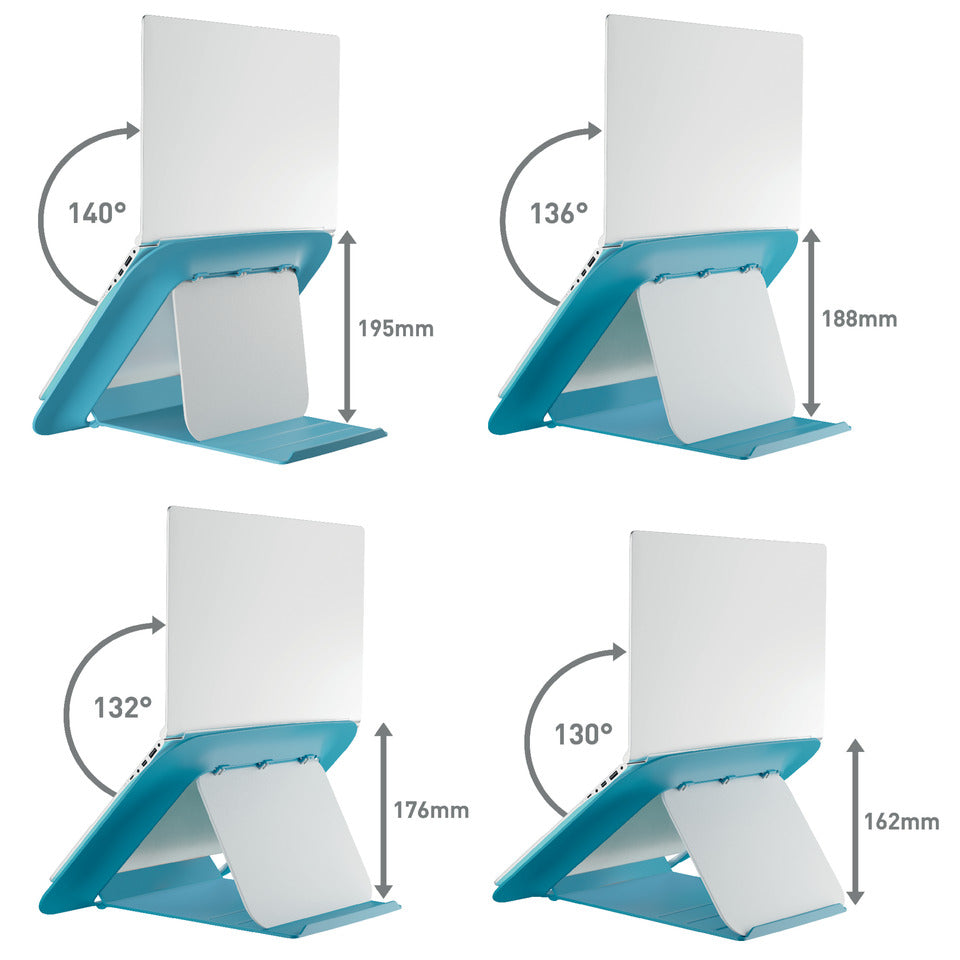 Notebookständer Ergo Cosy, 13" bis 17", höhenverstellbar, blau LEITZ 6426-00-61 LEITZ 6426-00-61 Ergo
