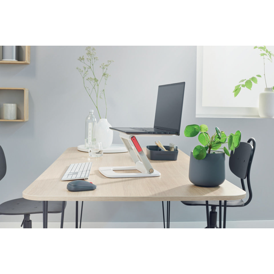 Notebookständer Ergo Multi-Winkel, 13" bis 15", 6-fach verstellbar, weiß LEITZ 6424-00-01 LEITZ 6424-00-01 Ergo