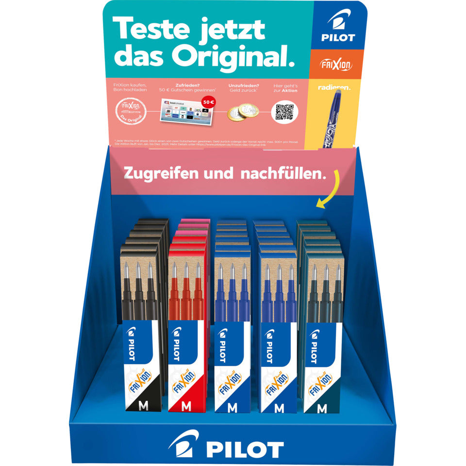 Rollermine FriXion Ball/Clicker 0.7 sortiert   im Display PILOT 2261D30 PILOT 2261D30 im Display 30 Stück