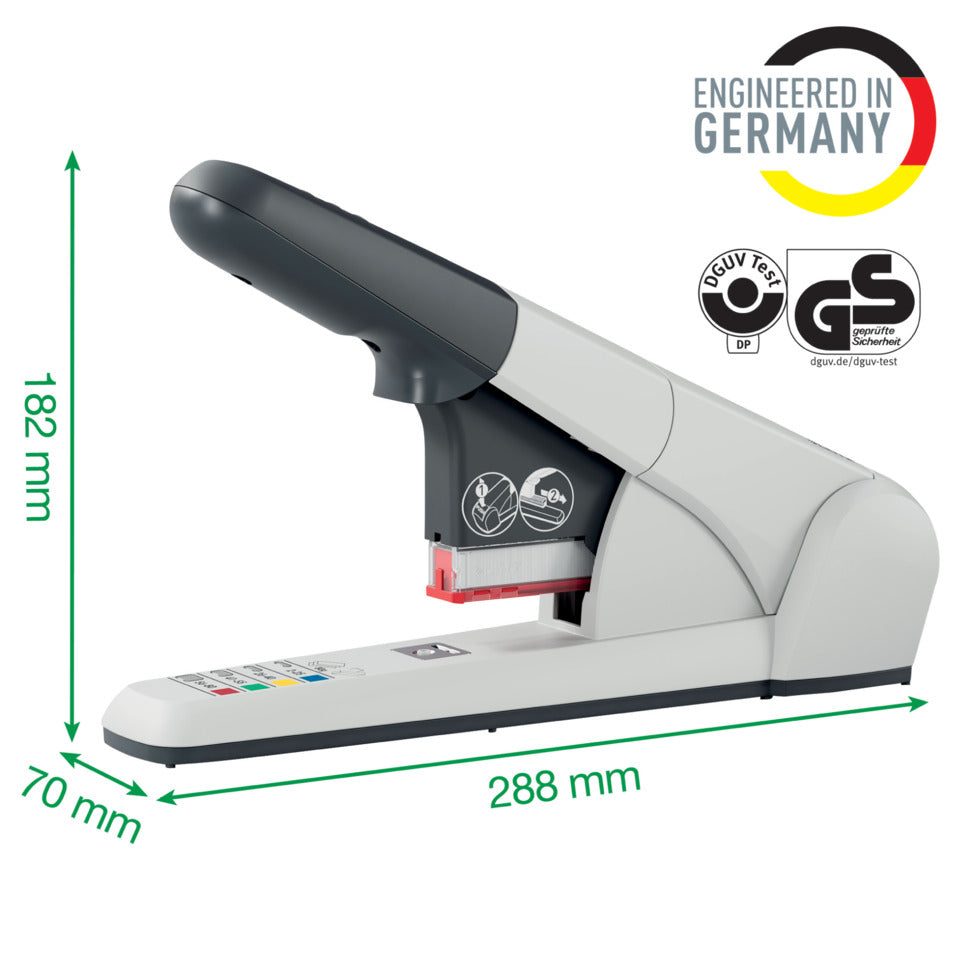 Blockhefter, 80 Blatt, Einlegetiefe 8 mm, silber LEITZ 5551-00-84