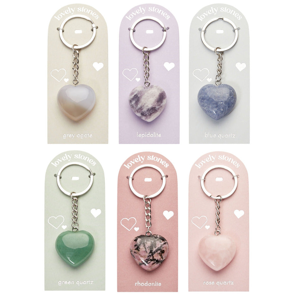 Schlüsselanhänger Lovely Stones, sortiert CRYSTALS 803180 CRYSTALS 803180 Echtstein