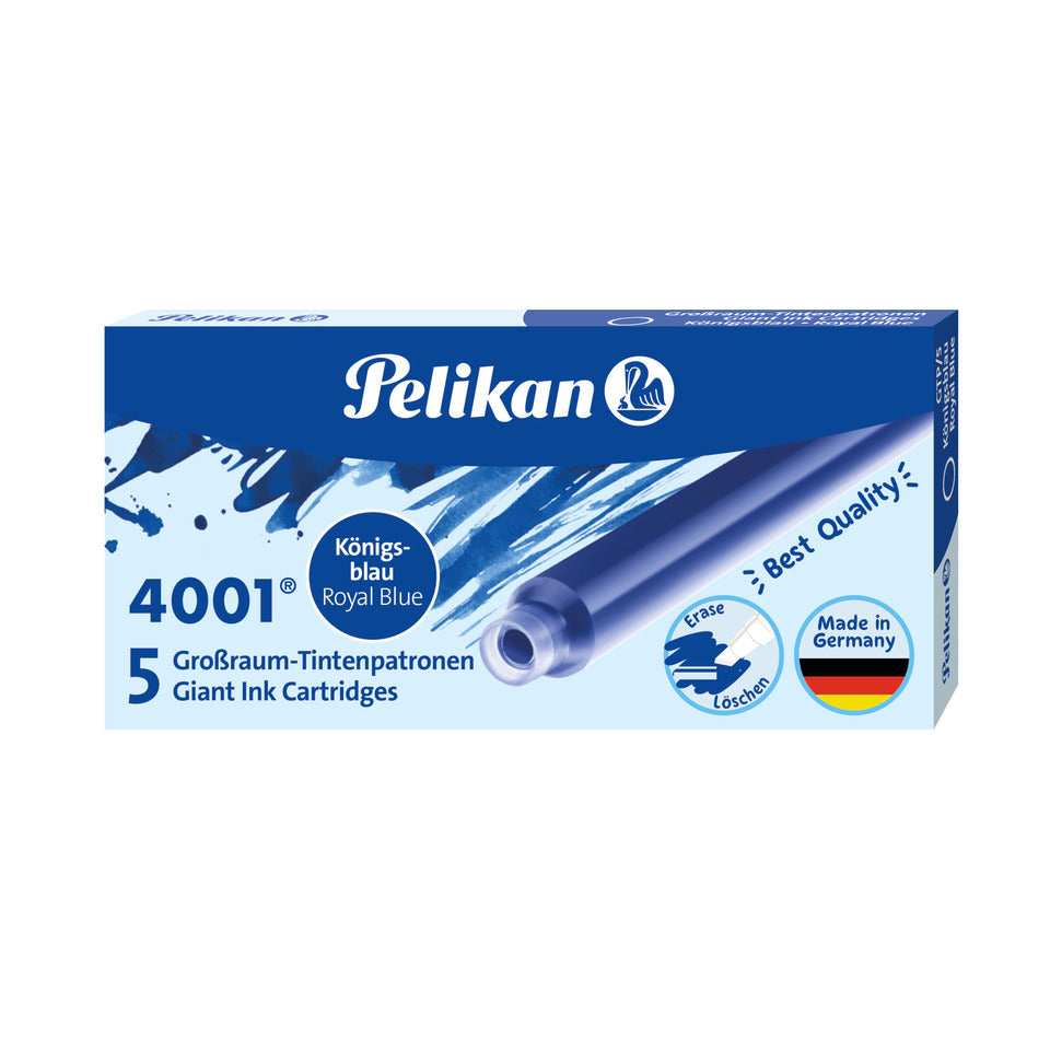 Tintenpatrone 4001® GTP/5, 5 Stück, königsblau PELIKAN 400142571 PELIKAN 400142571 310748 GTP/5