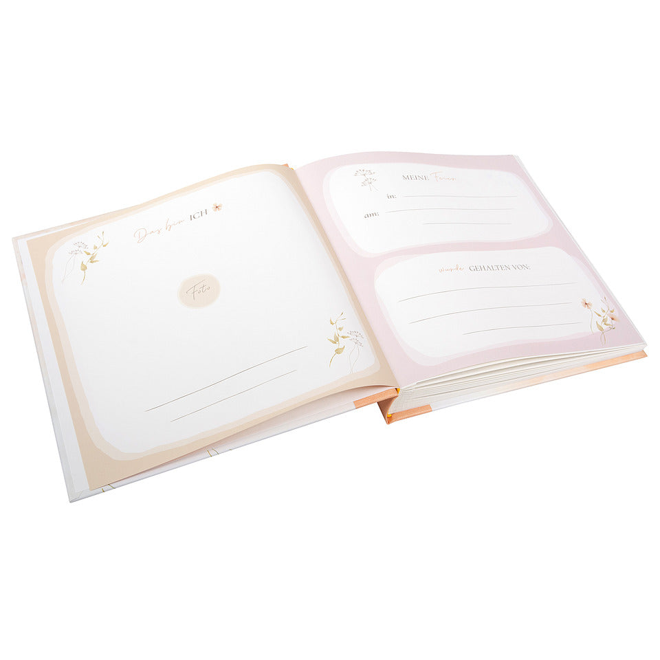 Kommunionsalbum Blütenzauber, 25 x 25 cm, rosé GOLDBUCH 03 038 GOLDBUCH 03 038 25x25cm