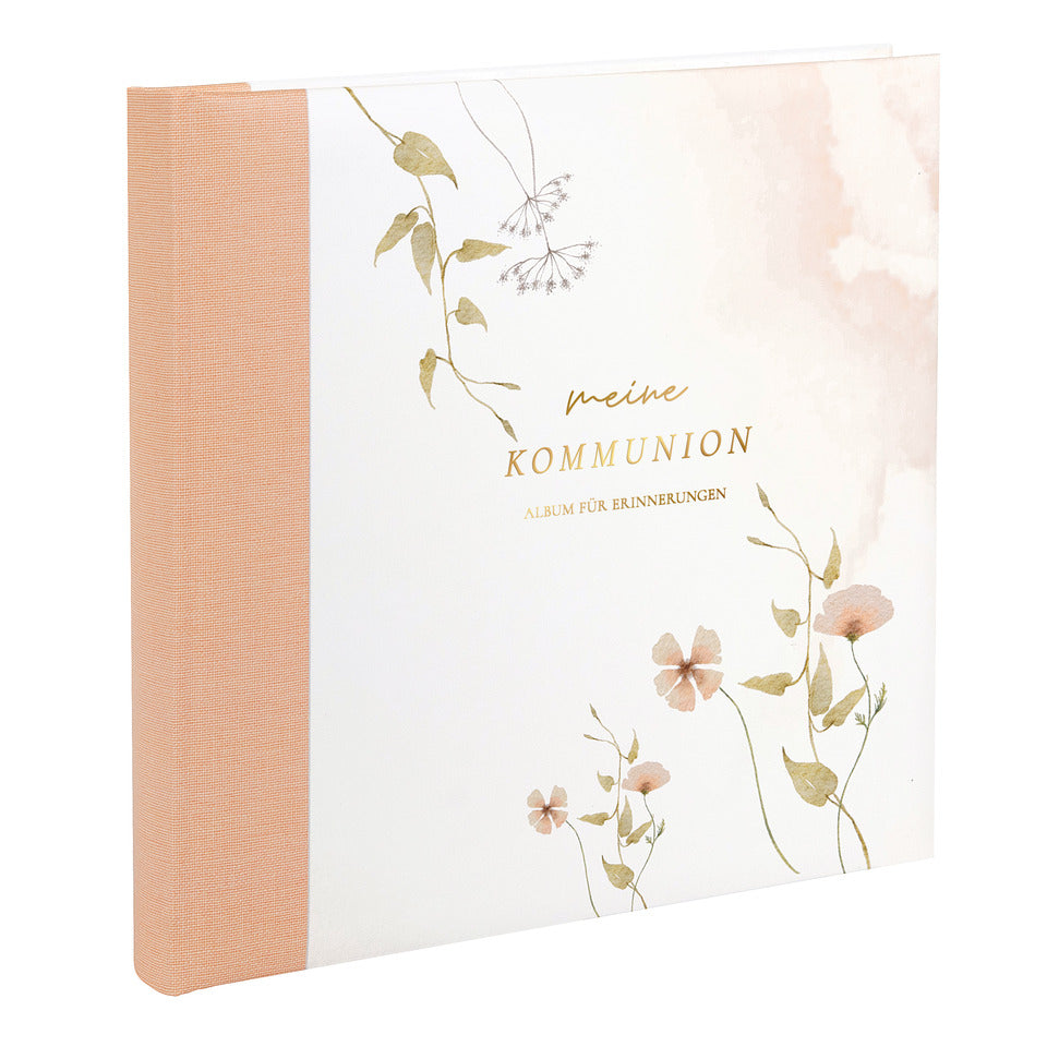 Kommunionsalbum Blütenzauber, 25 x 25 cm, rosé GOLDBUCH 03 038 GOLDBUCH 03 038 25x25cm