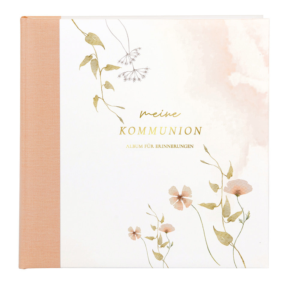 Kommunionsalbum Blütenzauber, 25 x 25 cm, rosé GOLDBUCH 03 038 GOLDBUCH 03 038 25x25cm