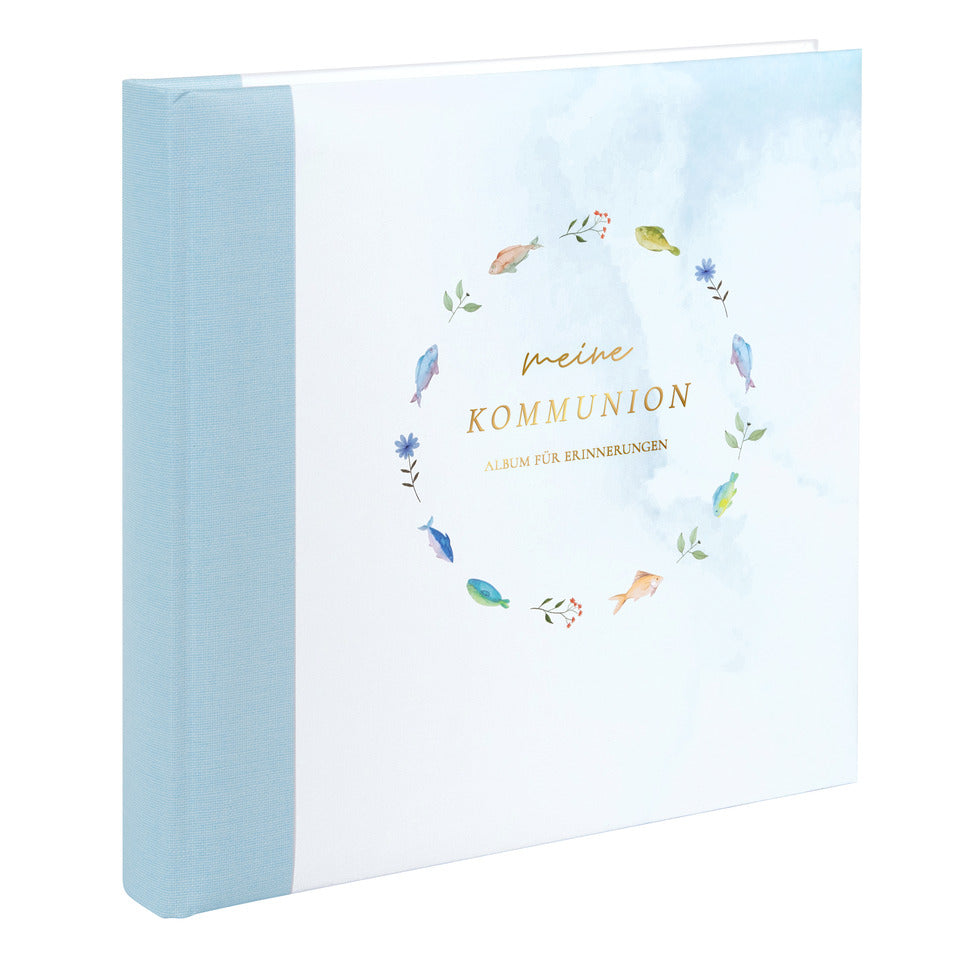 Kommunionsalbum Himmelsfische, 25 x 25 cm, blau GOLDBUCH 03 036 GOLDBUCH 03 036 25x25cm