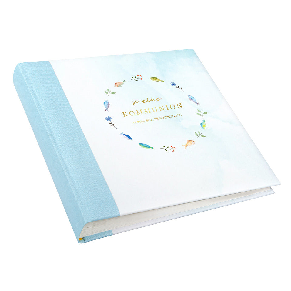 Kommunionsalbum Himmelsfische, 25 x 25 cm, blau GOLDBUCH 03 036 GOLDBUCH 03 036 25x25cm