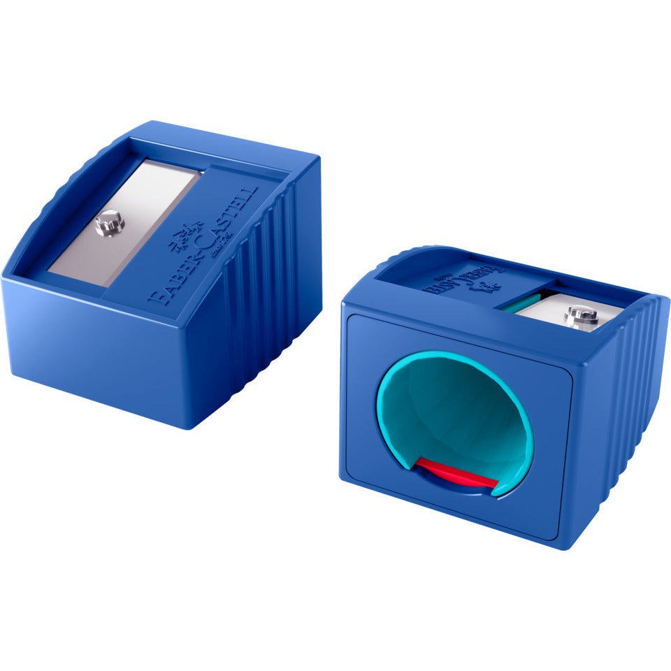 Bleistiftspitzer Grippy blau FABER CASTELL 181780