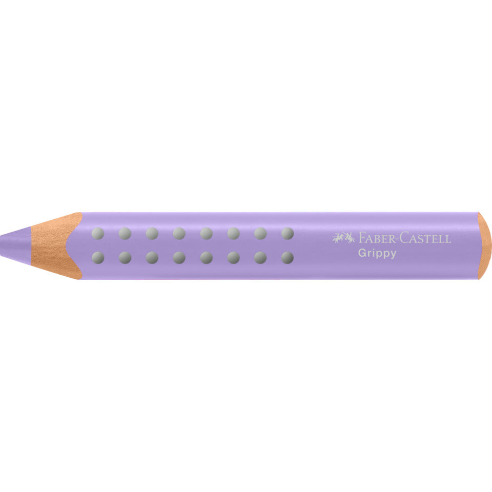 Farbstift Grippy weich ergonomische Dreikantform lila FABER CASTELL 110639