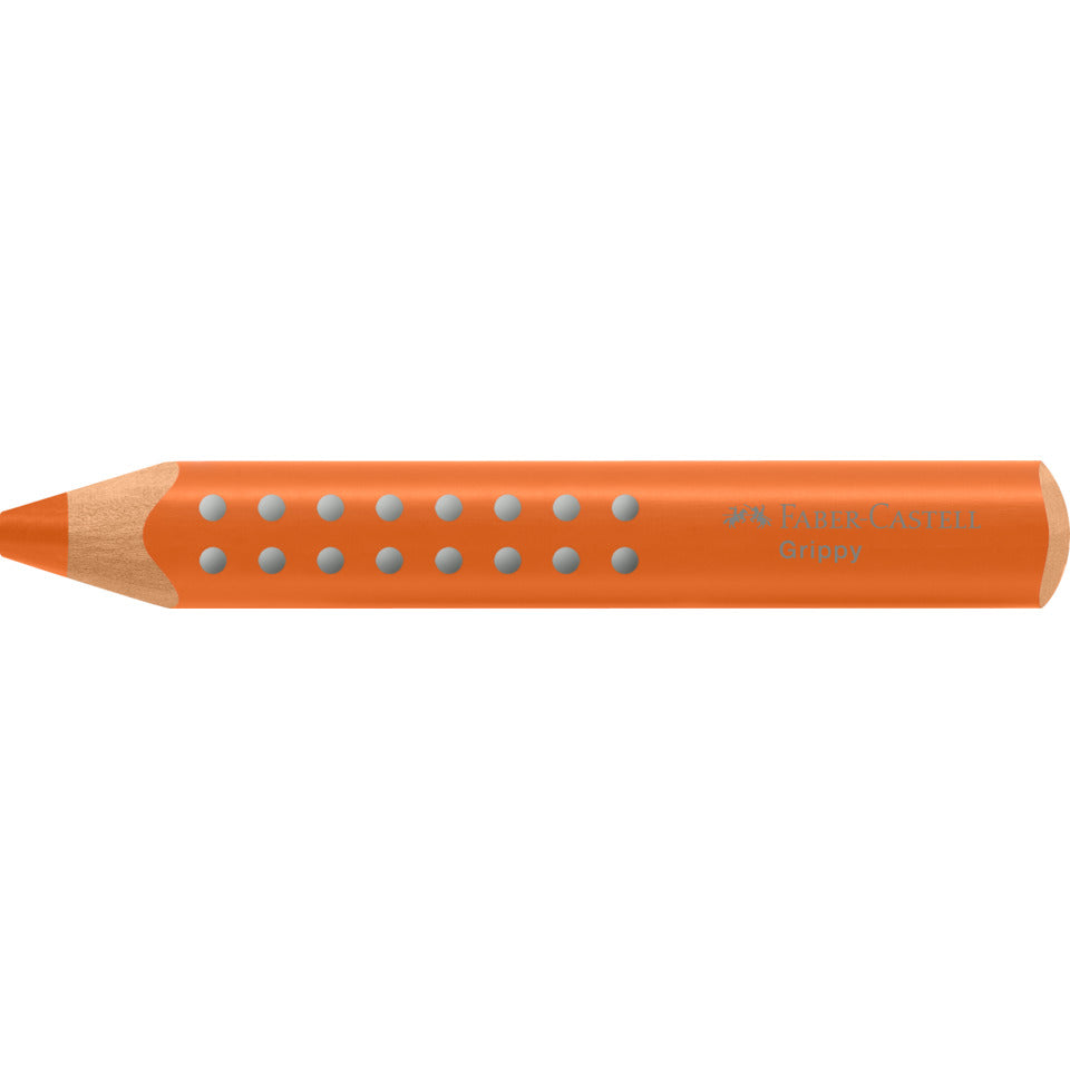 Farbstift Grippy weich ergonomische Dreikantform karottenorange FABER CASTELL 110613