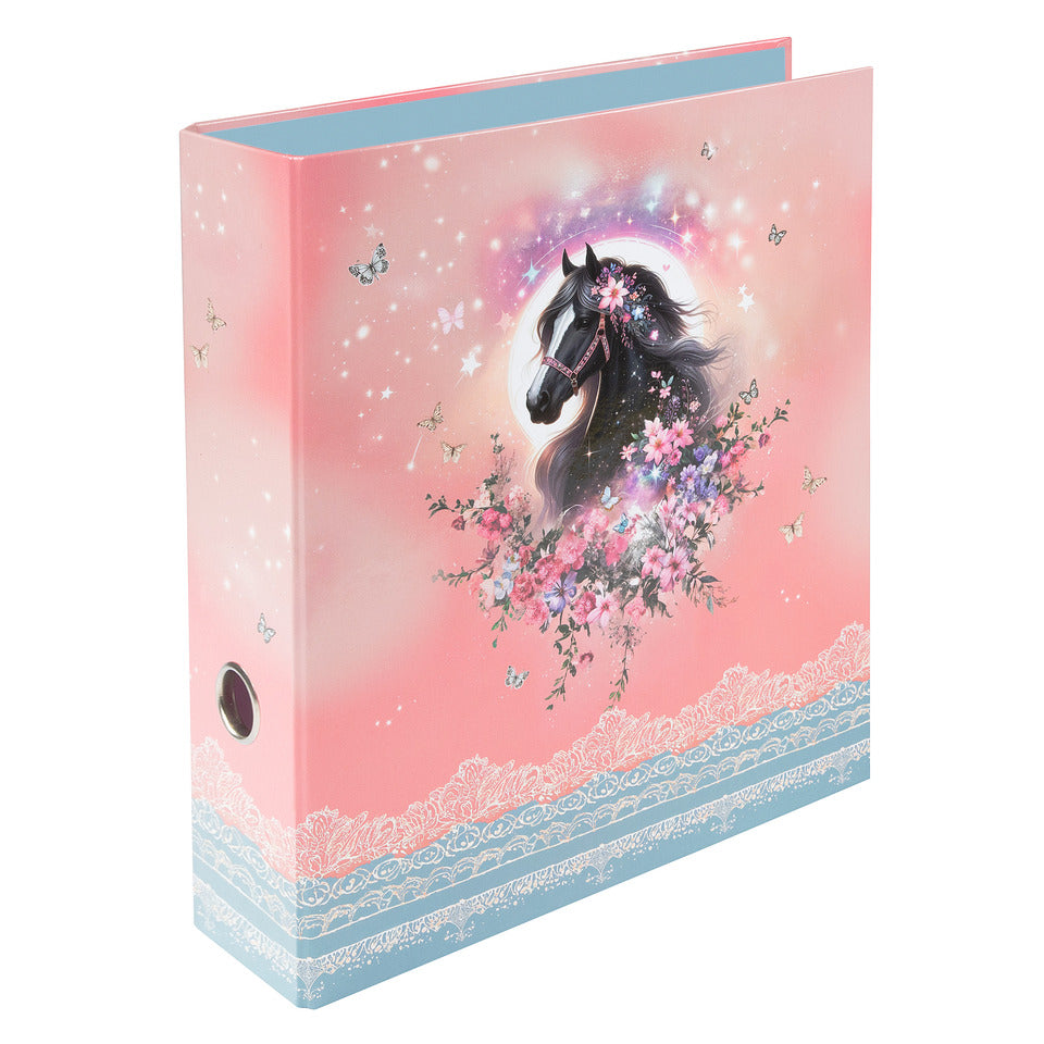 Ordner Luna A4, 80mm, rosa GOLDBUCH 33 141