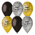 Luftballon Happy New Year, 6 Stück KARALOON 30113