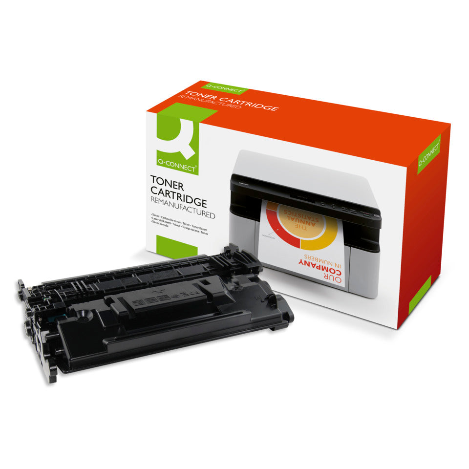 Lasertoner ersetzt HP CF287X, 18.000 Seiten, schwarz Q-CONNECT K15959QC Q-CONNECT K15959QC KF18703