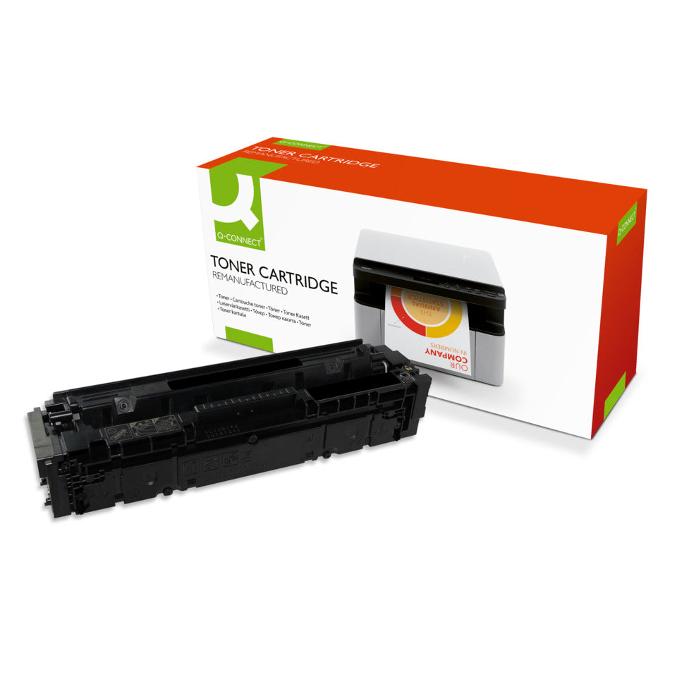 Lasertoner ersetzt HP CF540X, 3.200 Seiten, schwarz Q-CONNECT K18116QC Q-CONNECT K18116QC KF17234