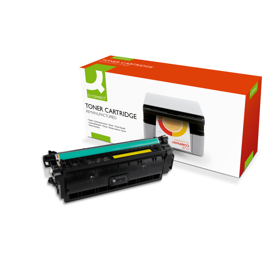 Lasertoner ersetzt Canon 040H, 10.000 Seiten, yellow Q-CONNECT K18594QC Q-CONNECT K18594QC KF18916