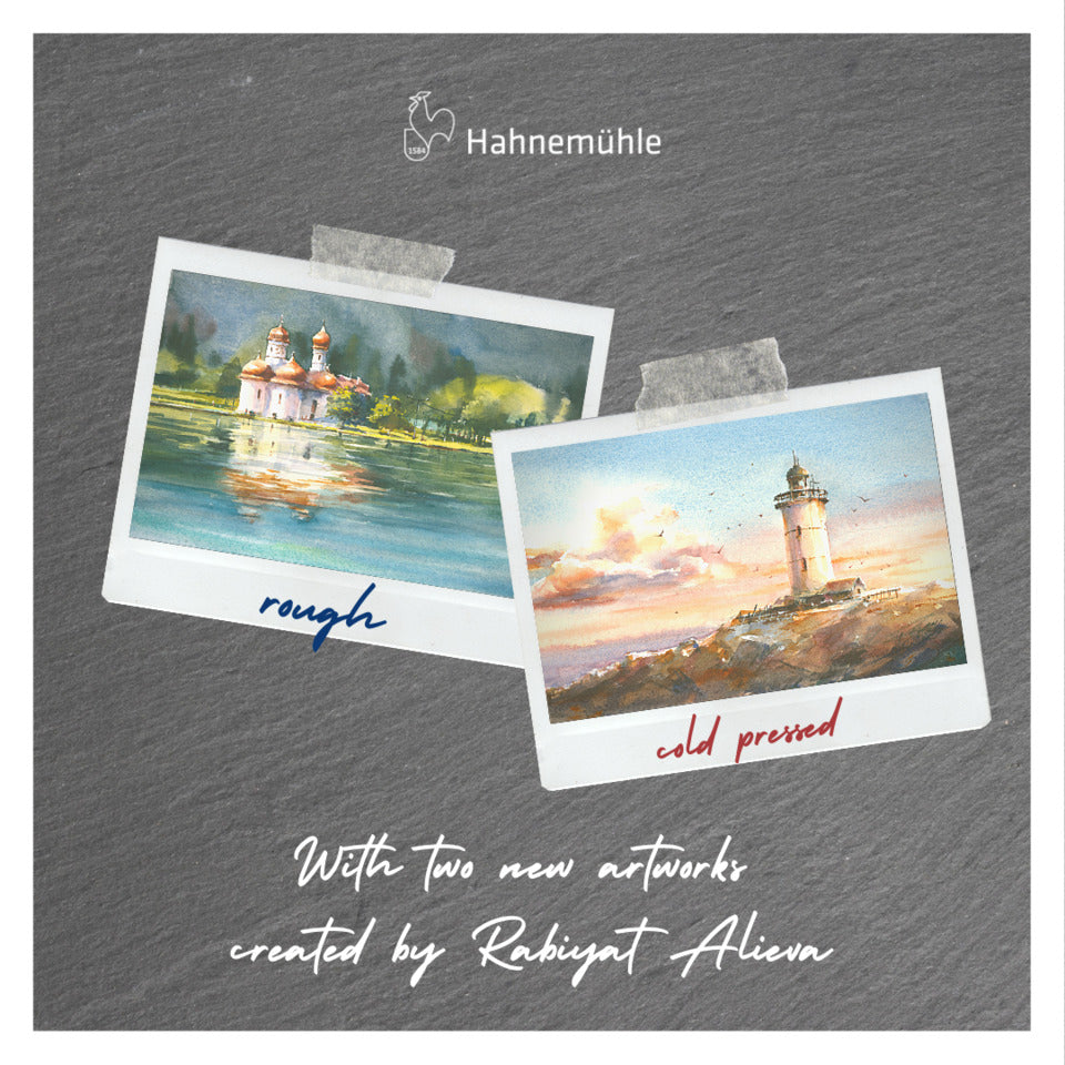 Aquarellpostkarten, A6, 230g/m², 30 Blatt, matt HAHNEMÜHLE 10650150 HAHNEMÜHLE 10650150 in Metallbox