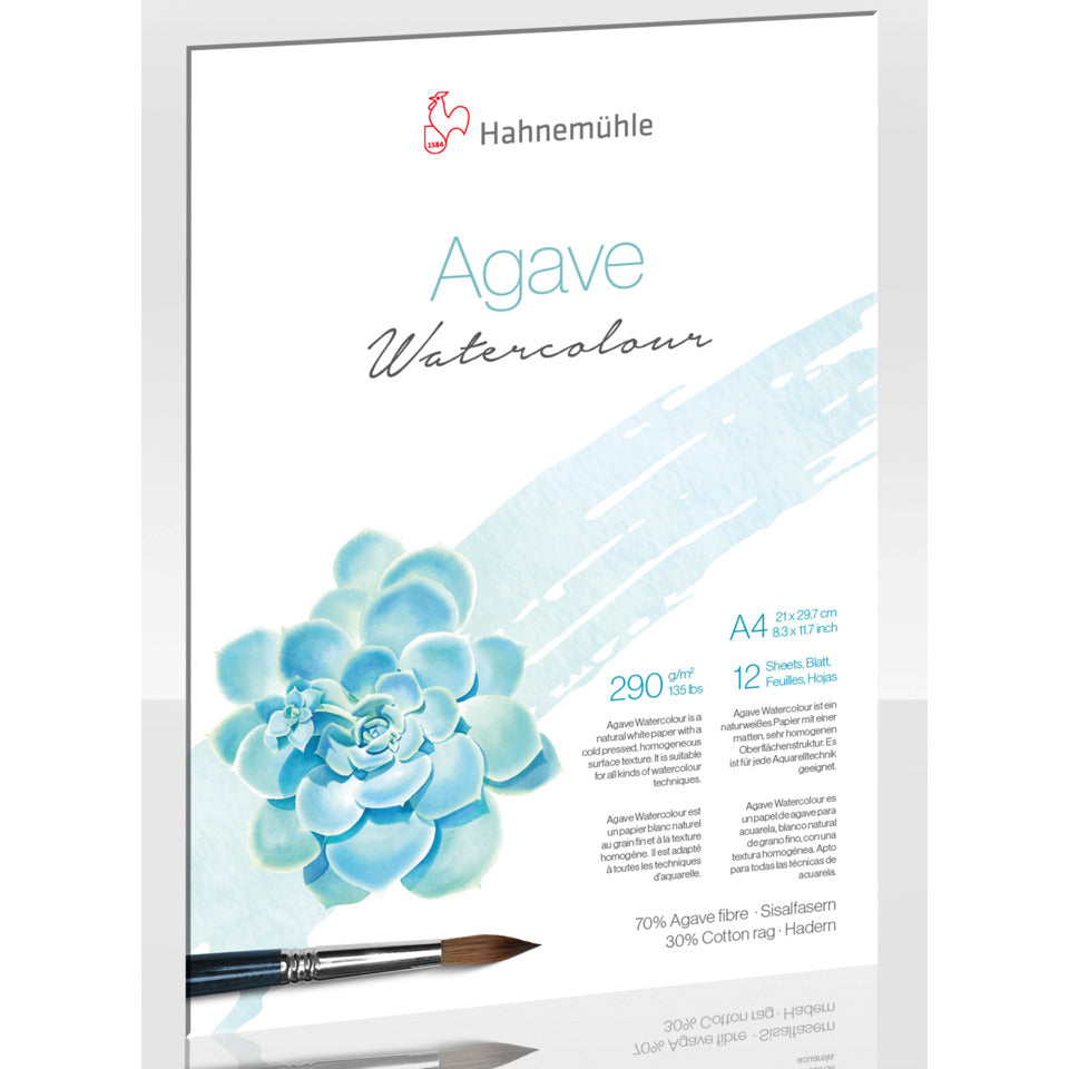 Skizzenbuch, A4, 290g/m², 12 Blatt, naturweiß HAHNEMÜHLE 10625410