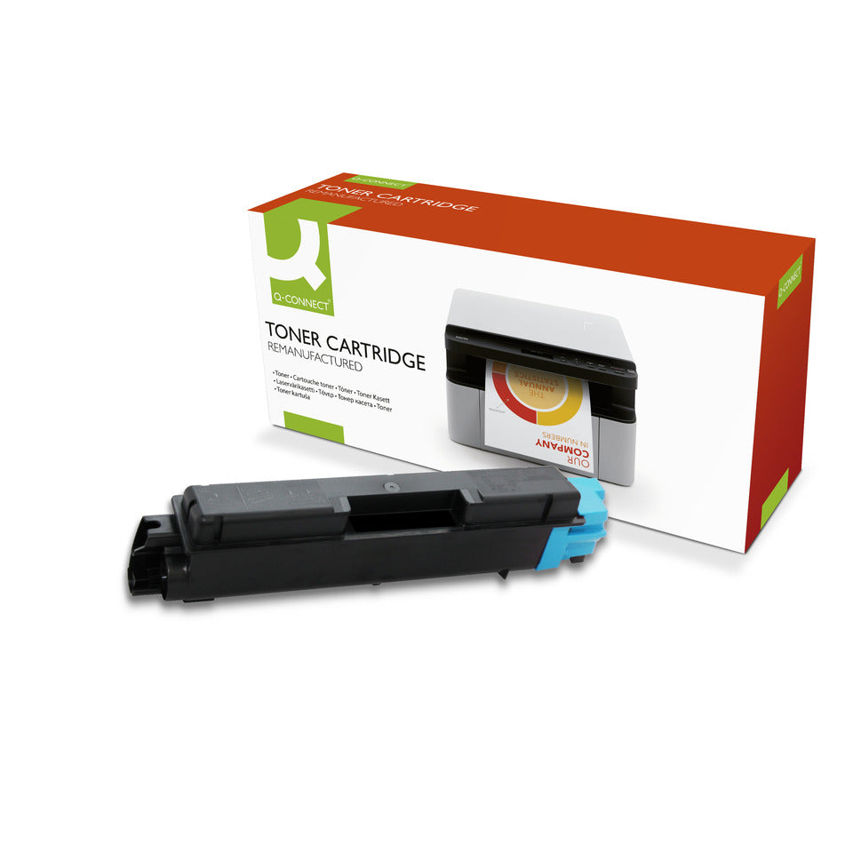 Lasertoner ersetzt Kyocera TK-5140C, 5.000 Seiten, cyan Q-CONNECT K16098QC Q-CONNECT K16098QC KF03842