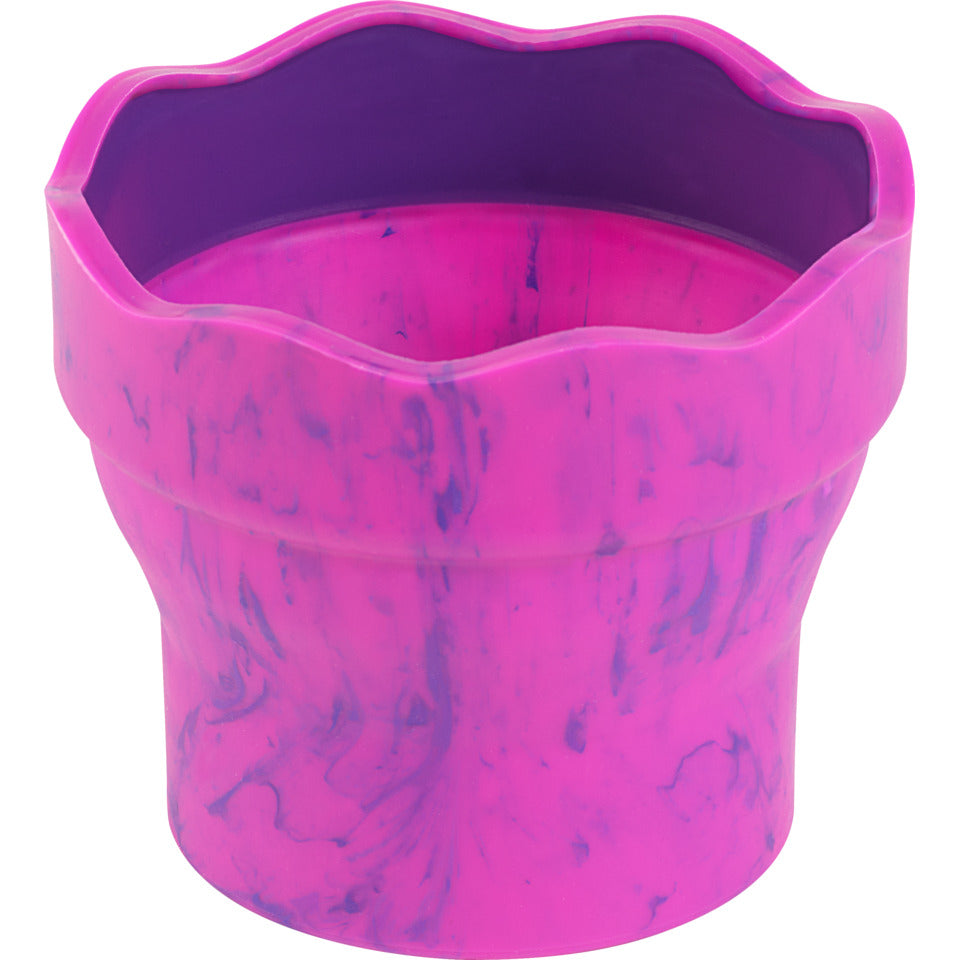 Wasserbecher Clic&Go, pink marble FABER CASTELL 181527