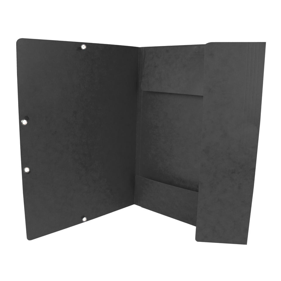 Gummizugmappe, A4, Karton, schwarz Q-CONNECT KF02169