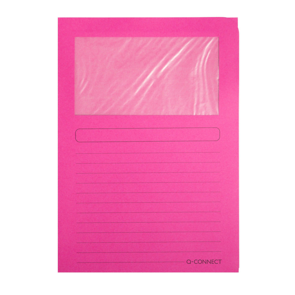 Umlaufmappe, A4, Pappe, pink Q-CONNECT KF15245