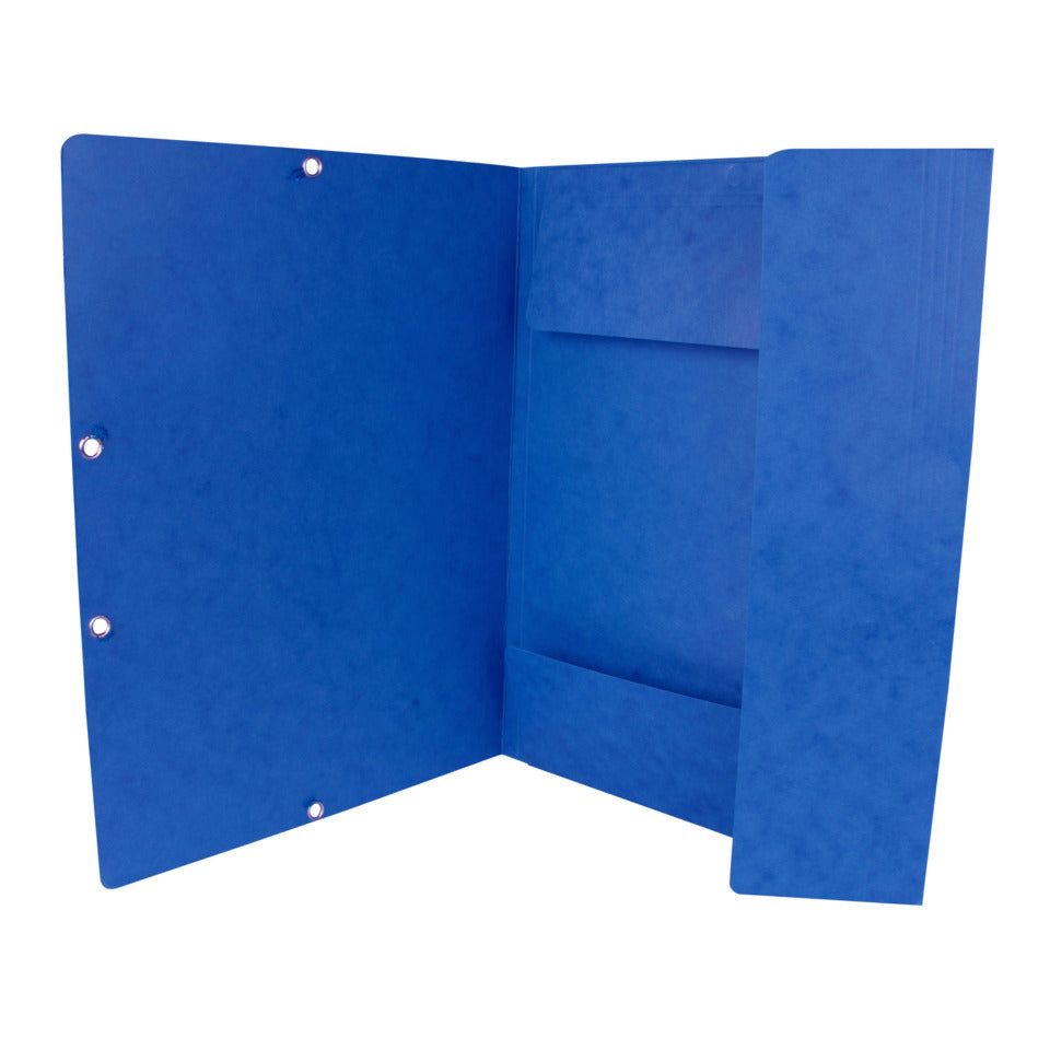 Gummizugmappe, A4, Karton, blau Q-CONNECT KF02167