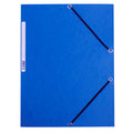 Gummizugmappe, A4, Karton, blau Q-CONNECT KF02167